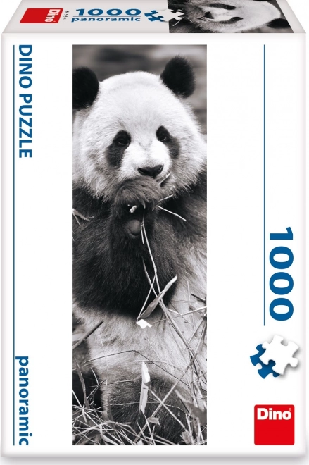 Vertikálne puzzle Panda v tráve 1000 dielikov