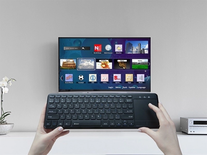 Bezdrôtová klávesnica s touchpadom Tracer Smart