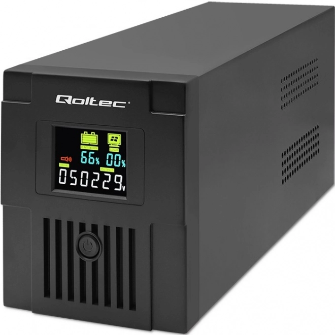 Záložný zdroj energie Qoltec UPS 2000VA 1200W s LCD a USB