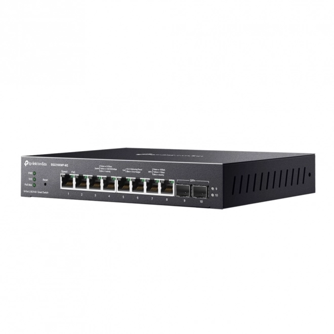 Sieťový prepínač Omada s 8-poľovými portami a 2 SFP+ slotmi