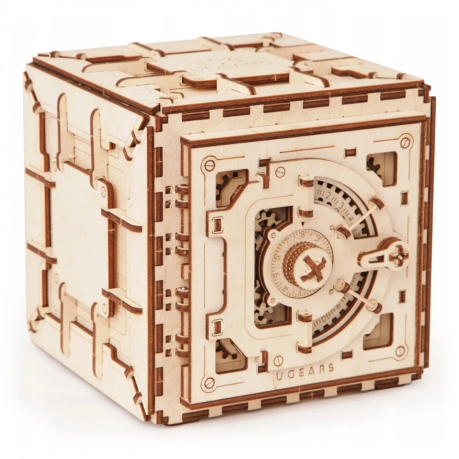 Ugears mechanická 3D drevená skladačka Trezor