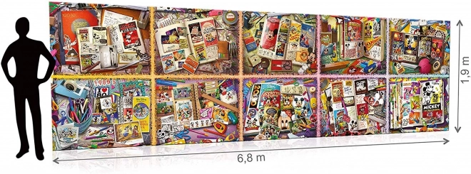 Puzzle Mickey Mouse Během Let Ravensburger
