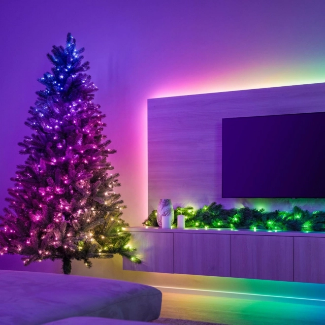 Inteligentné vianočné svetlá Strings 600 RGB LED