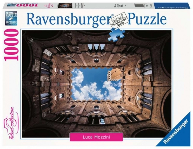 Ravensburger Puzzle Cortile della Podestà, Palazzo Pubblico, Siena, Taliansko 1000 dielikov