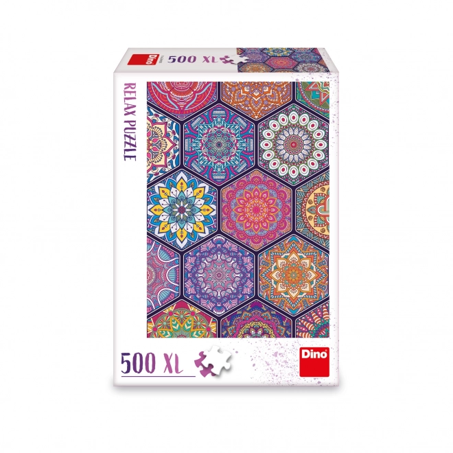 Dino Relax Puzzle Mandaly XL 500 Dielikov