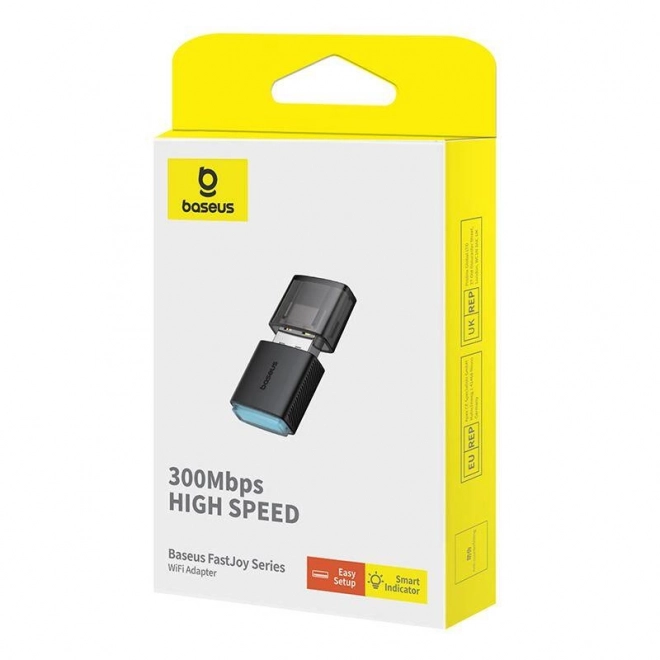 WiFi adaptér Baseus FastJoy 300Mbps čierny