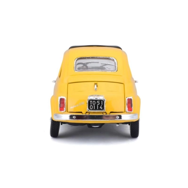 Bburago 1:24 Fiat 500 F 1965 žltá