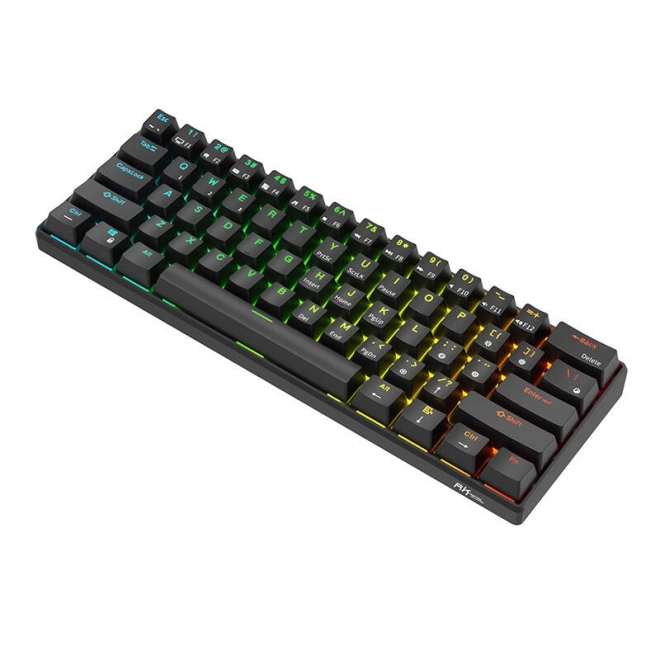 Mechanická klávesnica Royal Kludge RK61 s RGB podsvietením a hnedými spínačmi