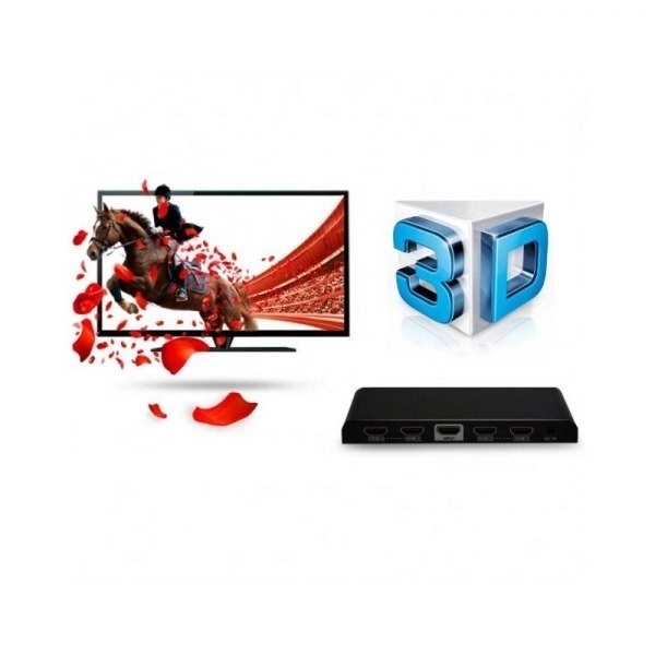 Rozbočovač HDMI 2.0 Ultra HD 4K 3D