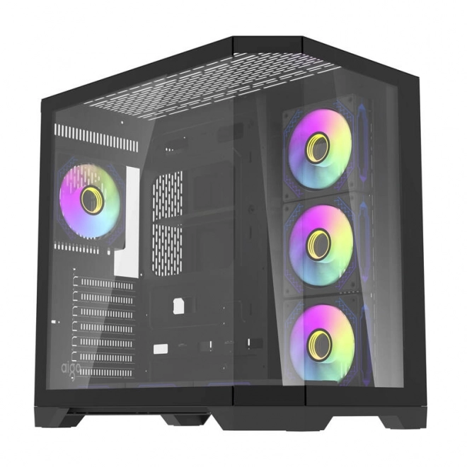 Počítačová skriňa Darkflash s 7 ventilátormi aRGB