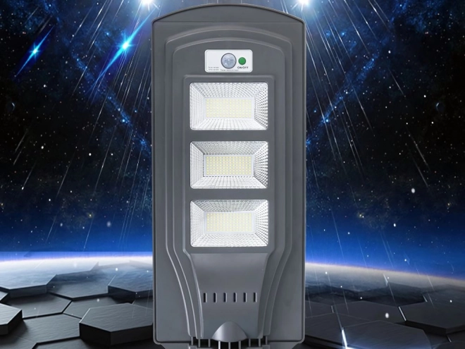 Solárna LED pouličná lampa s diaľkovým ovládaním