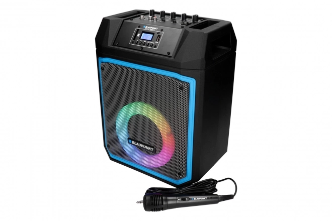Prenosný audio systém Blaupunkt s LED osvetlením a karaoke