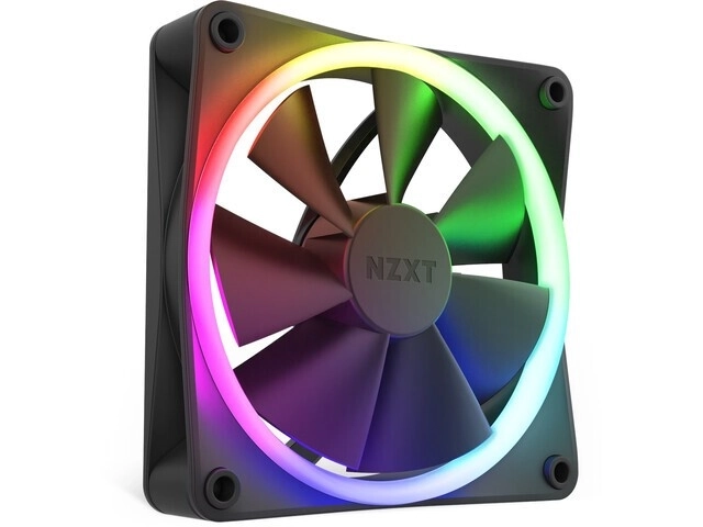 Ventilátor NZXT F120 RGB 120mm čierny