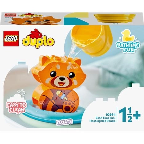 Lego Duplo Kúpanie s Plávajúcou Červenou Pandou