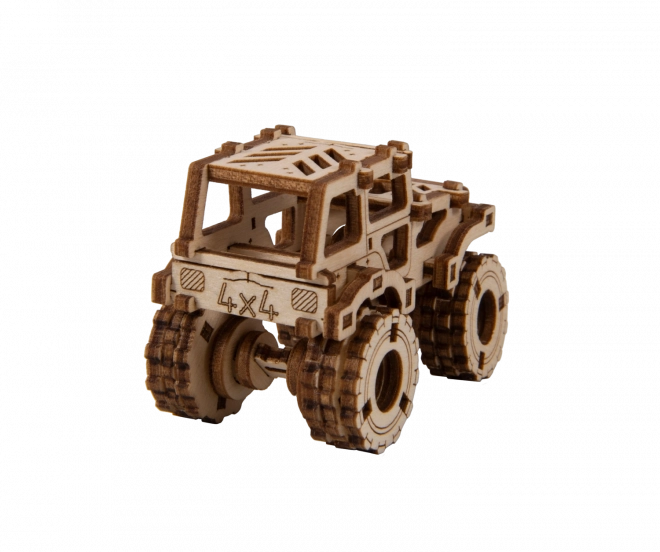 Drevené 3D puzzle Monster Truck Superfast