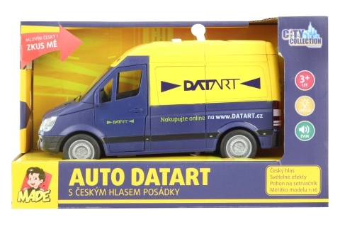 Auto dodávka Datart s českým hlasom posádky 22 cm