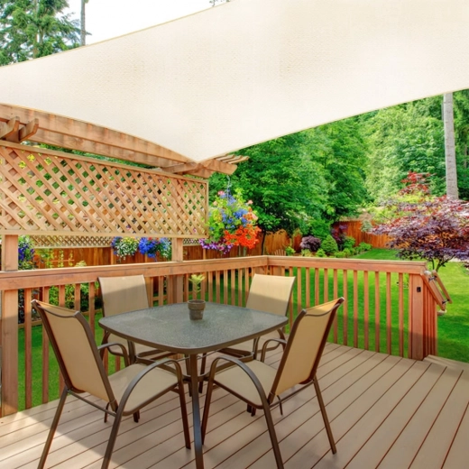 Veľkorysý tieň a UV ochrana