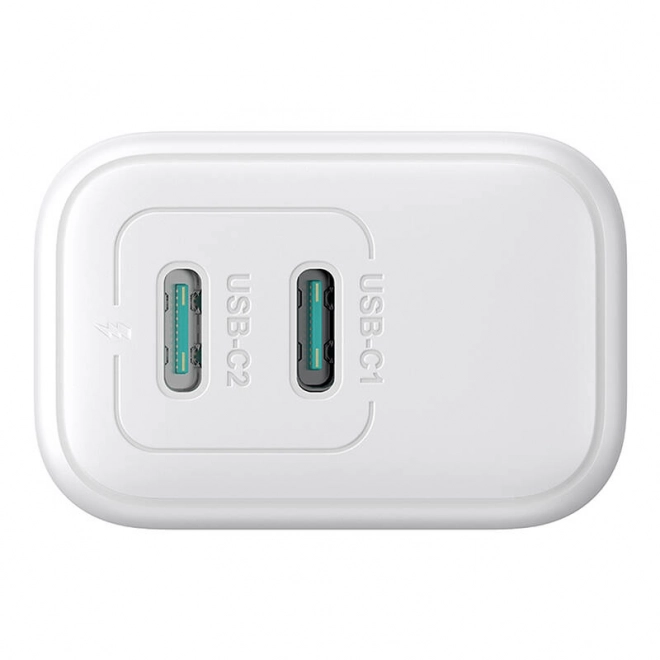 Rýchlonabíjačka Joyroom 20W s dvomi USB-C portmi - biela