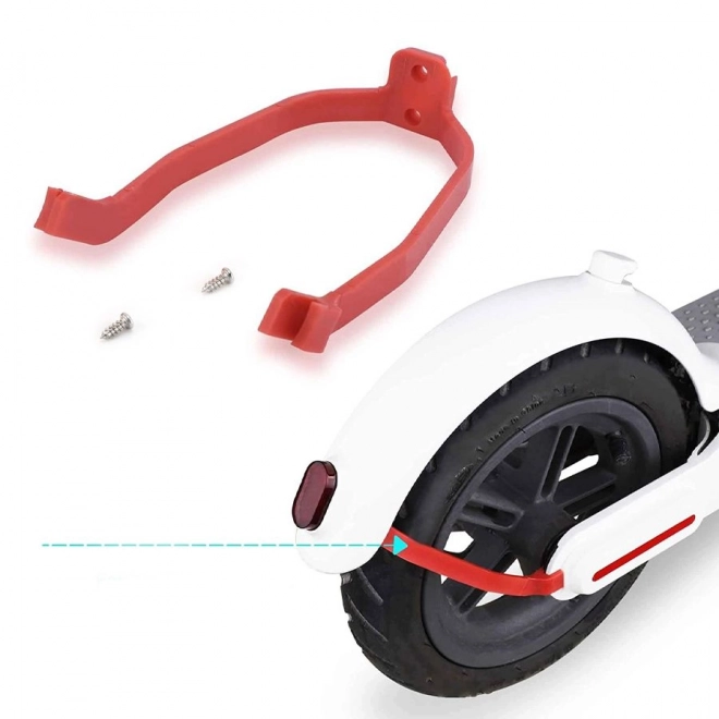 Wspornik s skrutkami do blatníka Xiaomi Mi Electric Scooter M365 - červený