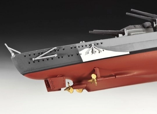 Plastikový model vojenského plavidla Bismarck