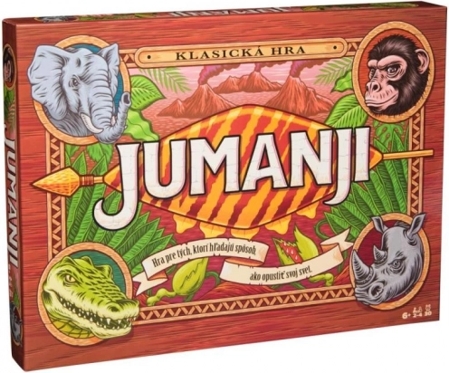 stolová hra JUMANJI – dobrodružná rodinná hra