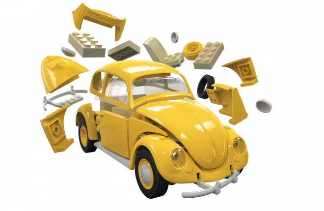 Plastikový model Quickbuild VW Beetle žltý