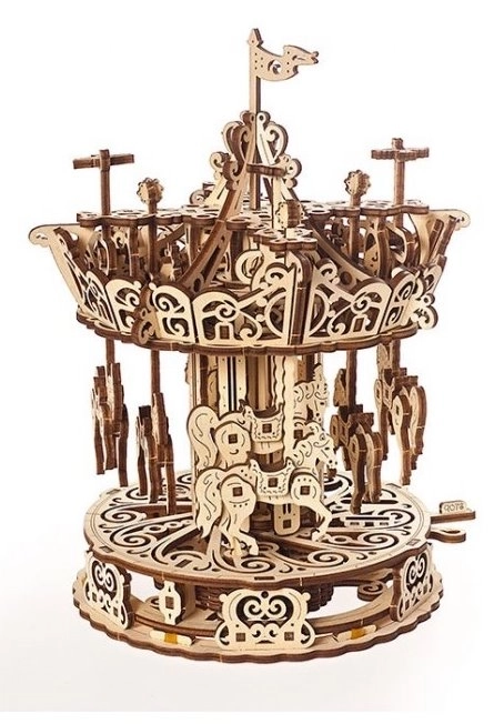 3D puzzle Kolotoč od UGEARS