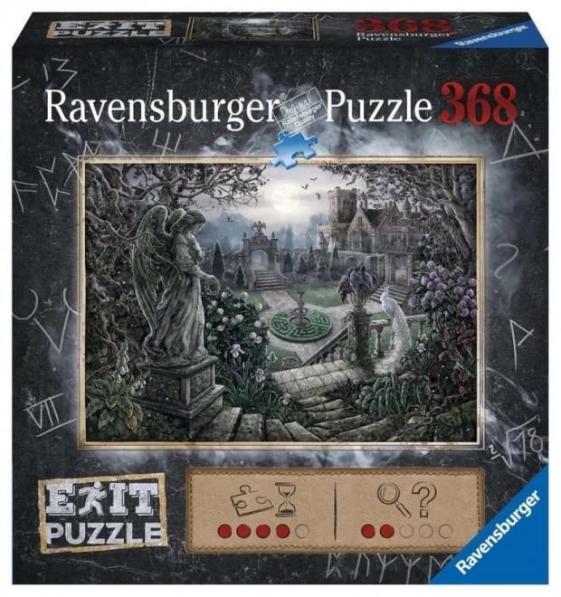 Ravensburger - Puzzle EXIT: Polnoc v záhrade 368 dielikov