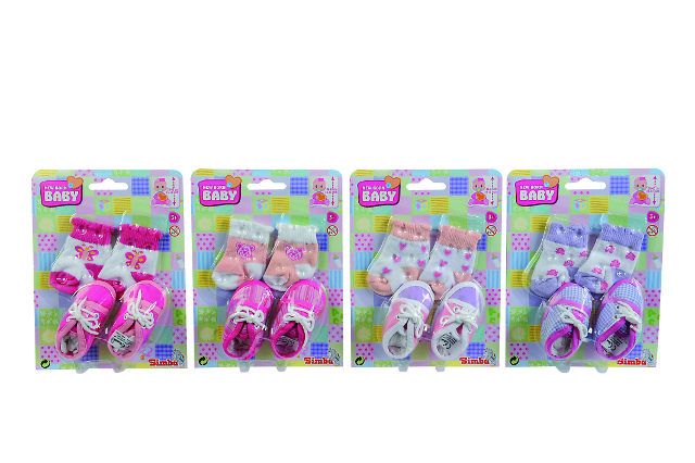 Ponožky a topánočky pre bábiky, veľkosť 38 - 43