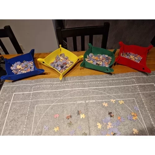 Mata na skladanie puzzle Malatec
