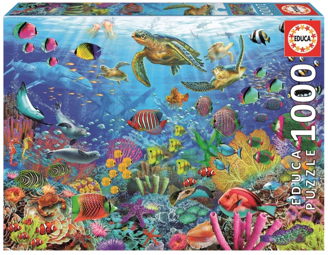 Educa puzzle korytnačky v tropickej fantázii 1000 dielikov