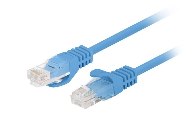 Patchcord UTP kategórie 6, 0,25M, 10 balení, modrý
