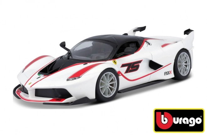 Ferrari Racing FXX K od Bburago v mierke 1:24 - biela