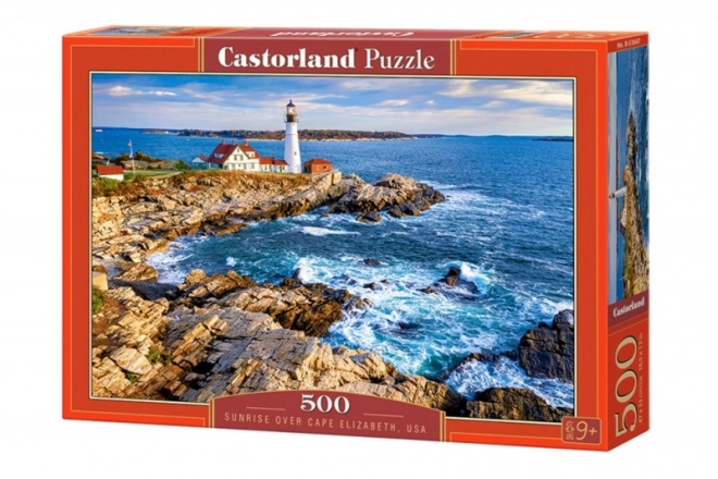 Puzzle Maják Svitanie nad Cape Elizabeth