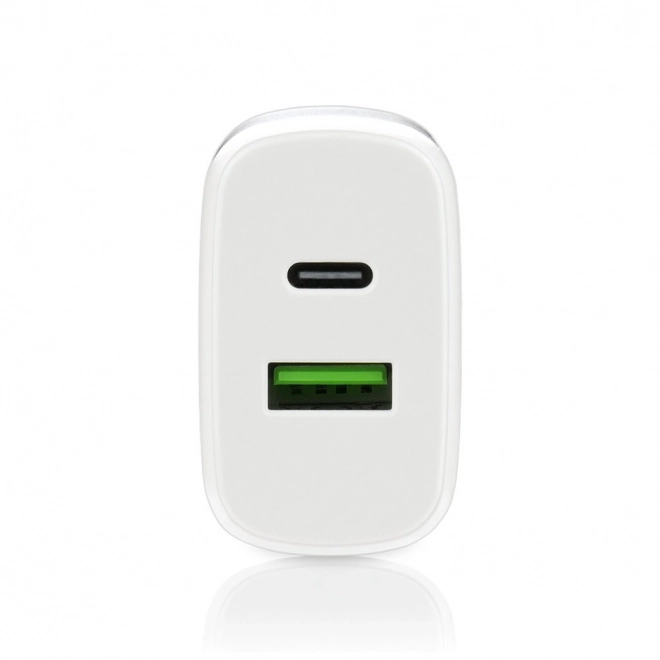 USB/USB-C QC3.0 nabíjačka 25W biela