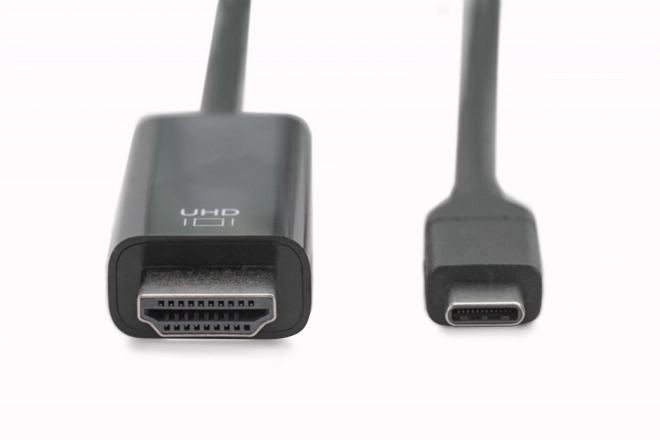 Kábel USB Type-C na HDMI pre prenos video signálu 4K/60Hz 5m čierny