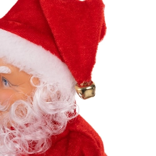 Hrajúca a spievajúca figúrka Santa Clausa 30 cm