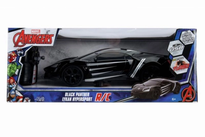 Marvel RC Čierny Panther Lykan 1:16