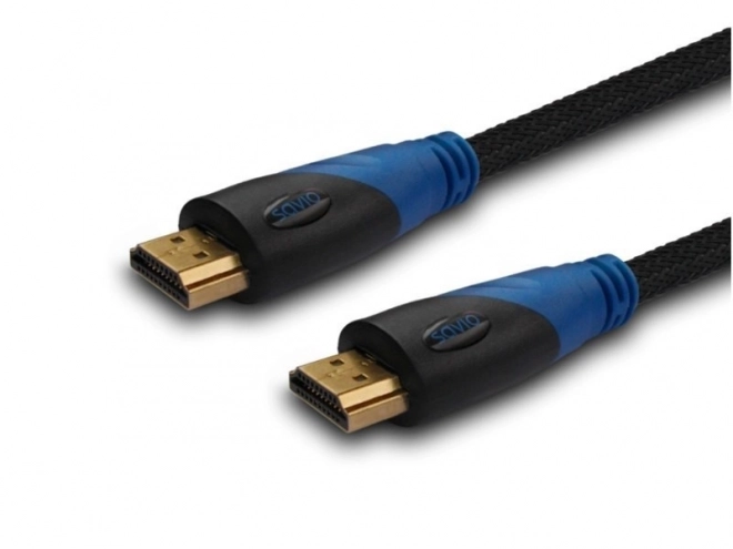 Hdmi kábel 5m nylon opletený so zlatými koncovkami