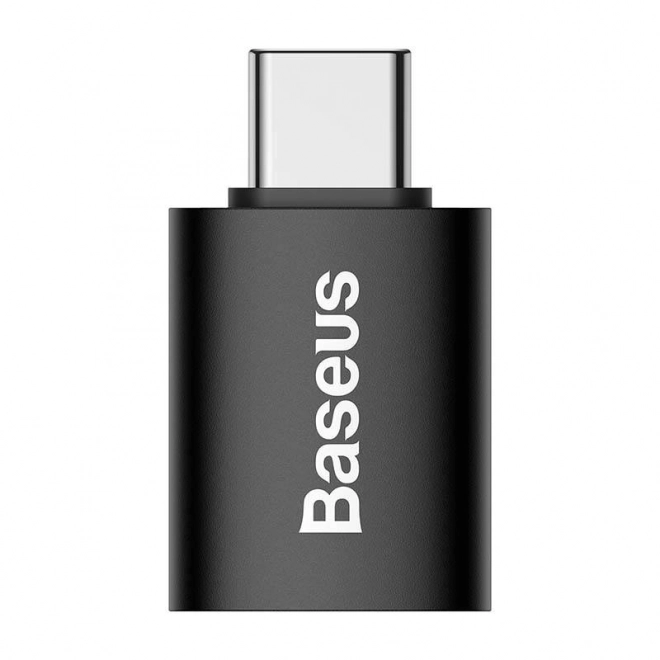 Baseus inteligentný adaptér USB-C na USB-A OTG čierny