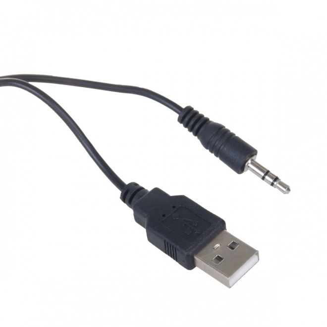 Počítačové reproduktory 6W USB čierne