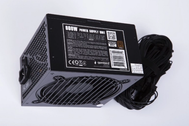 Napájací zdroj ATX 600 W, aktívne PFC, 120mm ventilátor, 80 PLUS Bronze