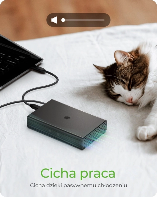 Externe RAID obal pre 2,5" SATA HDD s USB 3.2 Gen 2