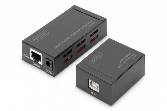 Predlžovací adaptér USB 2.0 HUB 4 porty