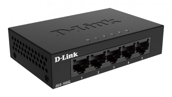 Neriadený gigabitový prepínač D-Link 5-portový