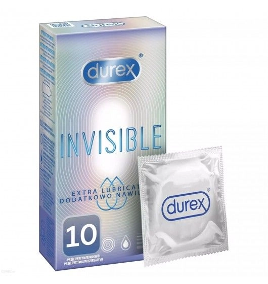 Durex Invisible extra vlhčený 10 ks