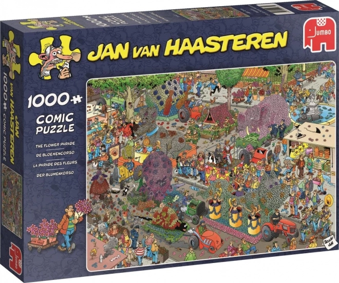 JUMBO Puzzle Kvetinová paráda 1000 dielikov