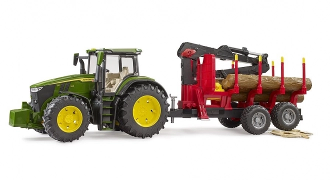 Farmer - Traktor John Deere s Lesníckym Prívesom a Kladami