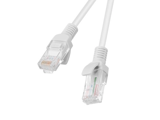 Patchcord LANBERG kategórie 6 0,25M šedý 10 ks