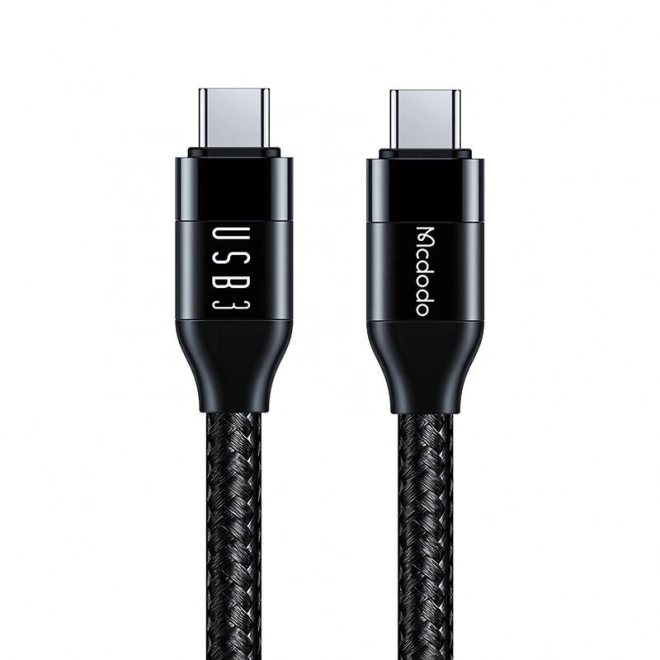 Kabel USB-C na USB-C Mcdodo 100 W 1,2 m (čierny)